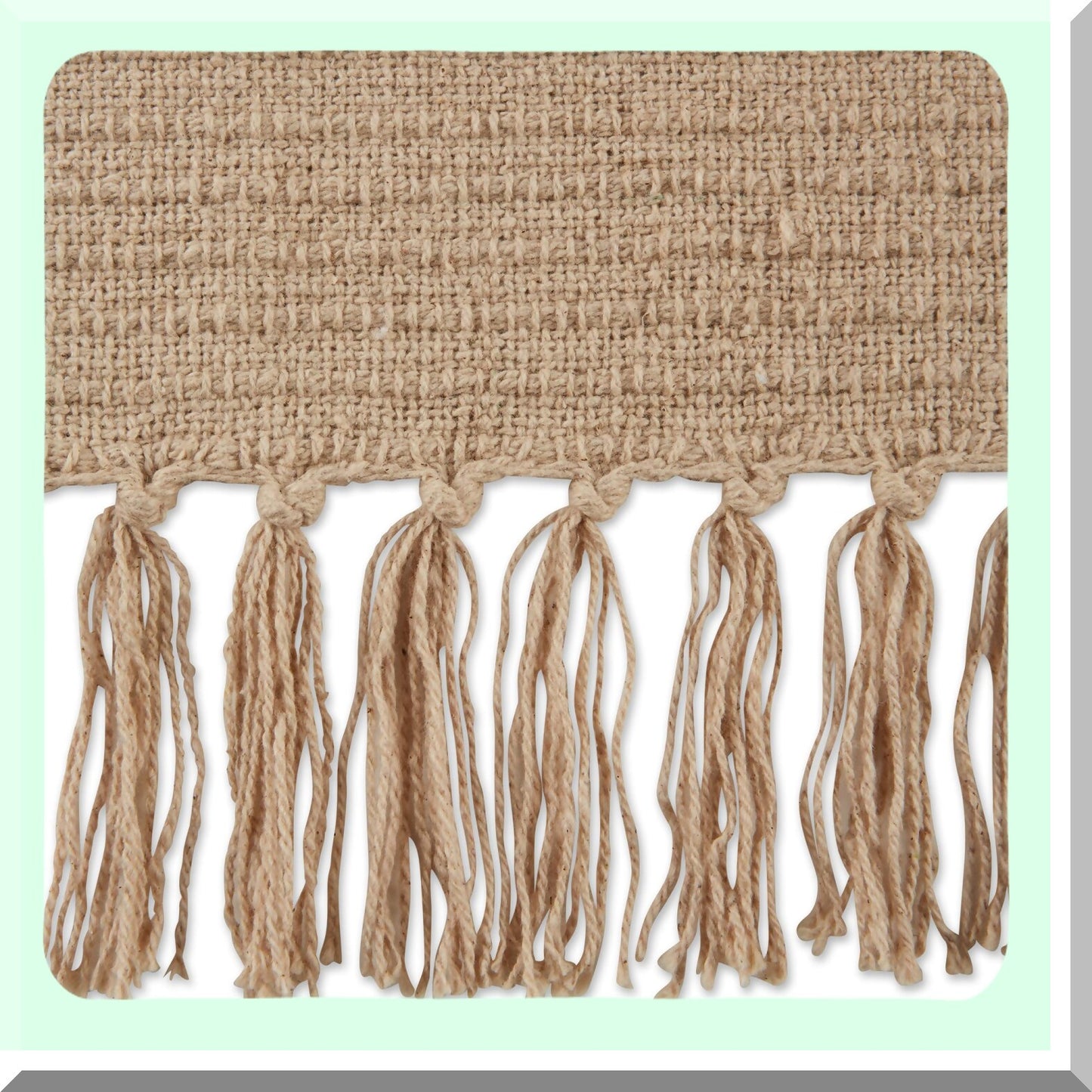 Vintage Linen Ribbed Cotton Throw Blanket, 50x60 - Cozy & Stylish Home Decor