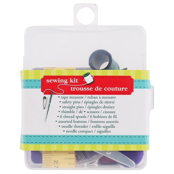 Portable Sewing Kits, 3.25x2.875 in. (Pack of 18)