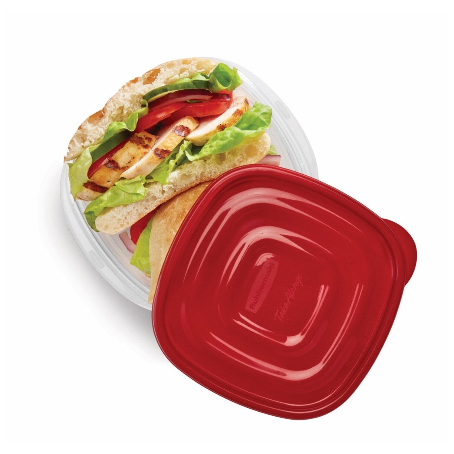 Square Plastic Storage Containers with Lids, 2-ct/Packs (Pack of 12)