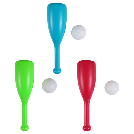 All-Star Sports Mini Plastic Baseball Bat and Ball Sets (Pack of 24)