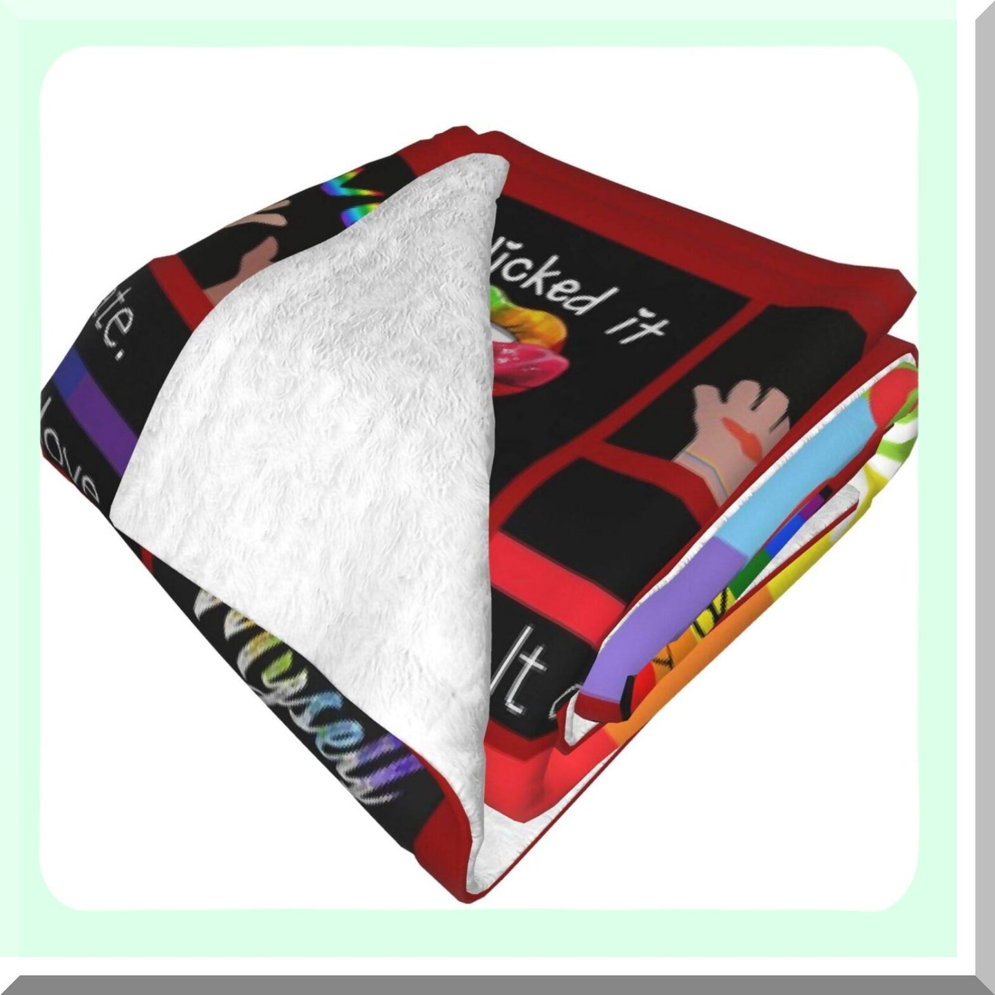 CozyFluff Reversible Fleece Throw - Ultra Soft, Warm & Thick Blanket for Couch, Sofa, or Outdoors - Perfect Winter Bedding & Holiday Gift, 50"x40""