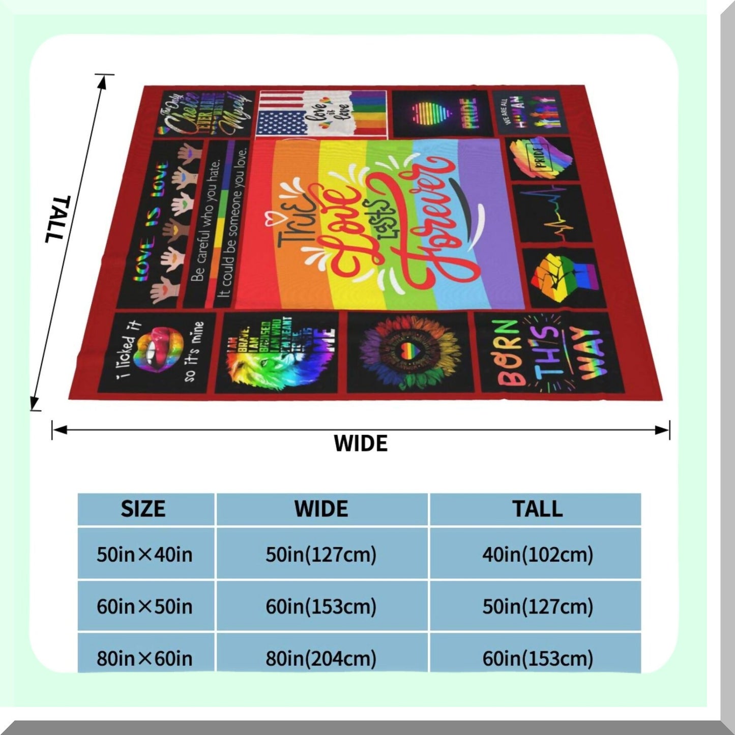 CozyFluff Reversible Fleece Throw - Ultra Soft, Warm & Thick Blanket for Couch, Sofa, or Outdoors - Perfect Winter Bedding & Holiday Gift, 50"x40""