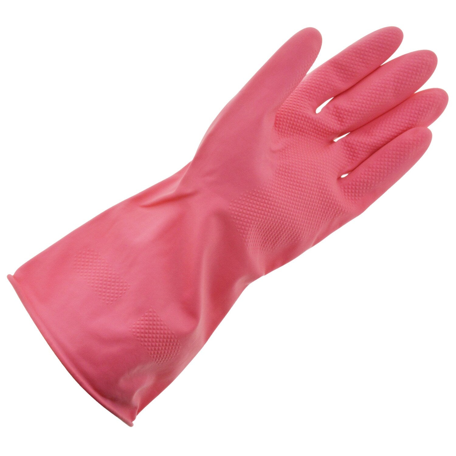 Scrub Buddies Long-Cuff Large Reusable Pink Latex Gloves