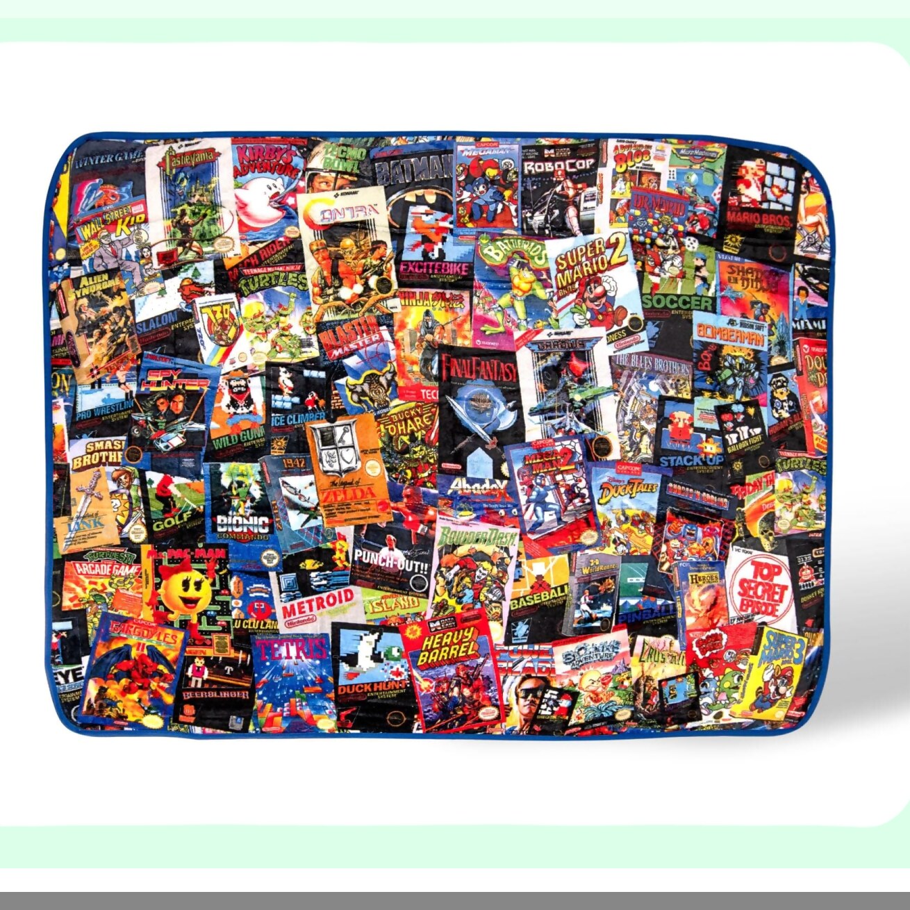 PixelPioneer Retro Gaming Fleece Blanket - 45x60 Inches of 8-Bit Nostalgia