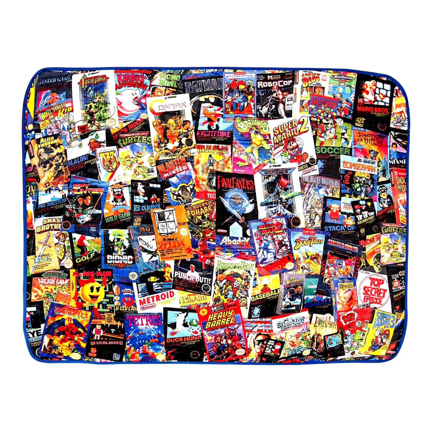 PixelPioneer Retro Gaming Fleece Blanket - 45x60 Inches of 8-Bit Nostalgia
