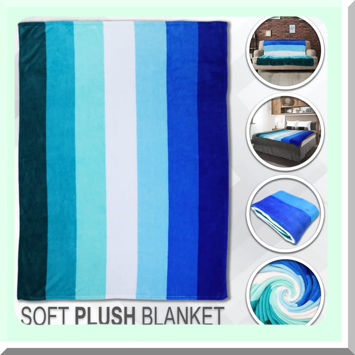 Ultimate Cozy Plush Blanket - 50x60 Soft Throw for Cuddle Season