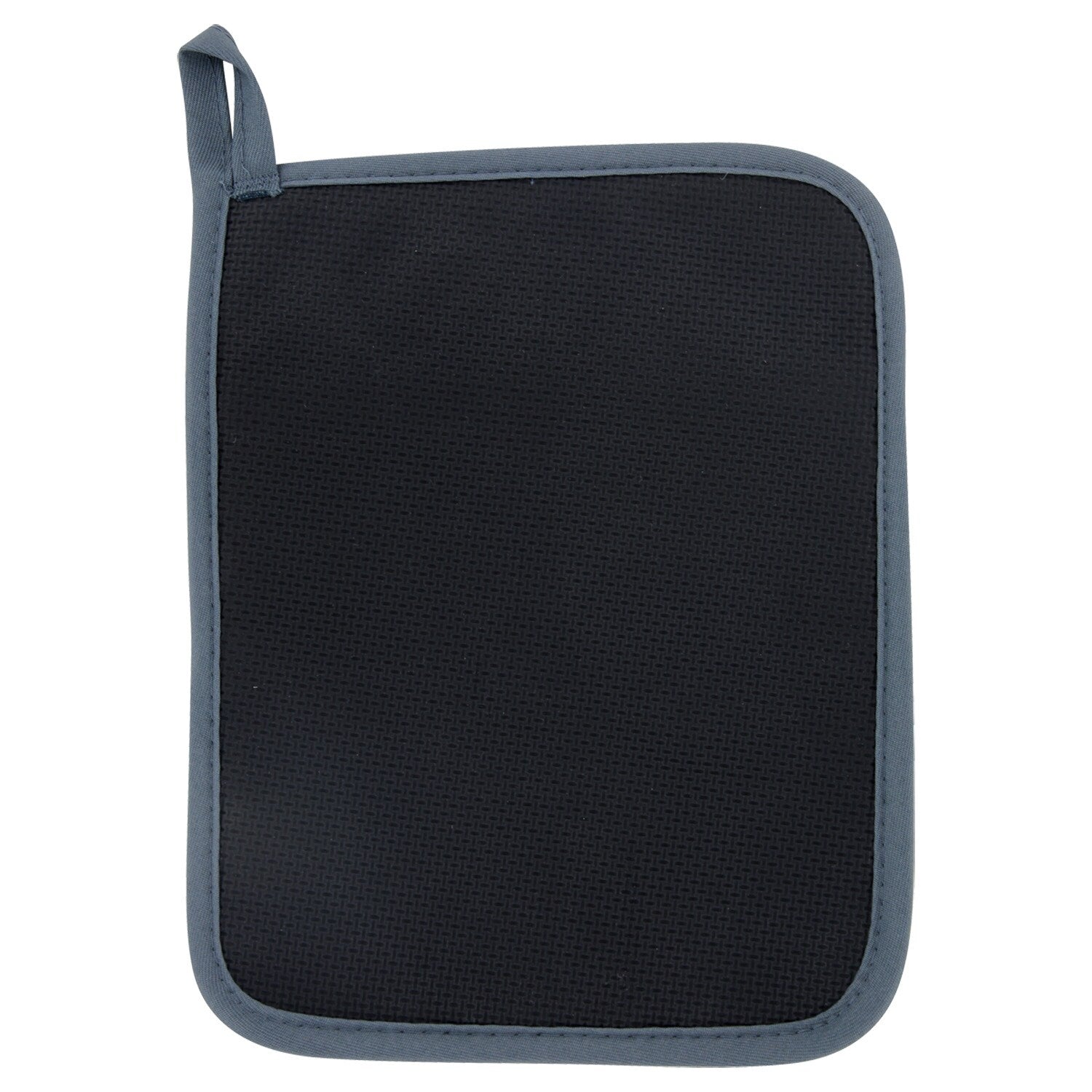 Home Collection Gray Polyester/Rubber Oven Mitts, 9x7 in. (Pack of 4)