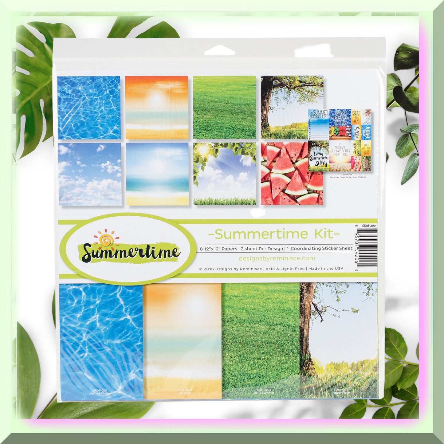 Sunshine Memories Scrapbook Kit 12x12 inches
