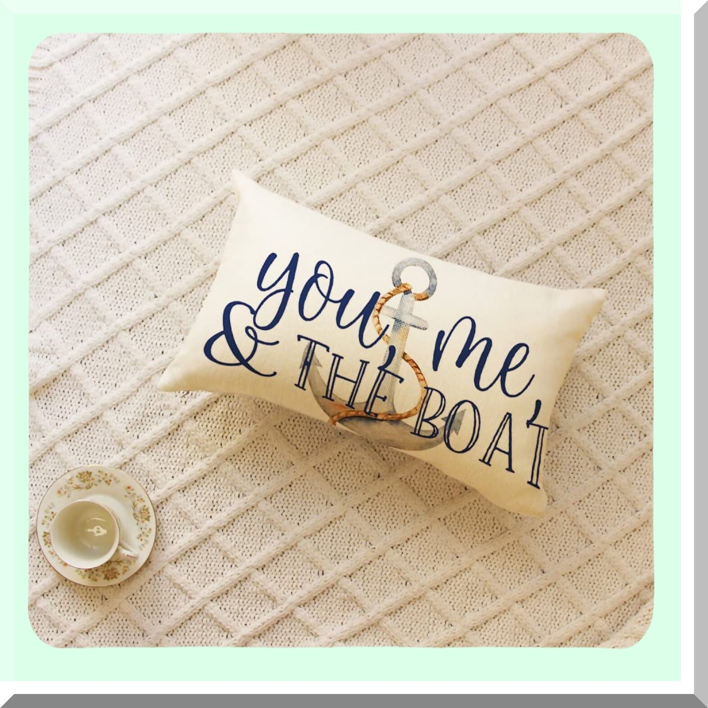 Beach Bliss Summer Pillow Covers - Coastal Decor Cushion Case for Sofa Couch - 12 x 20 Inch Tropical Throw Pillow Cover