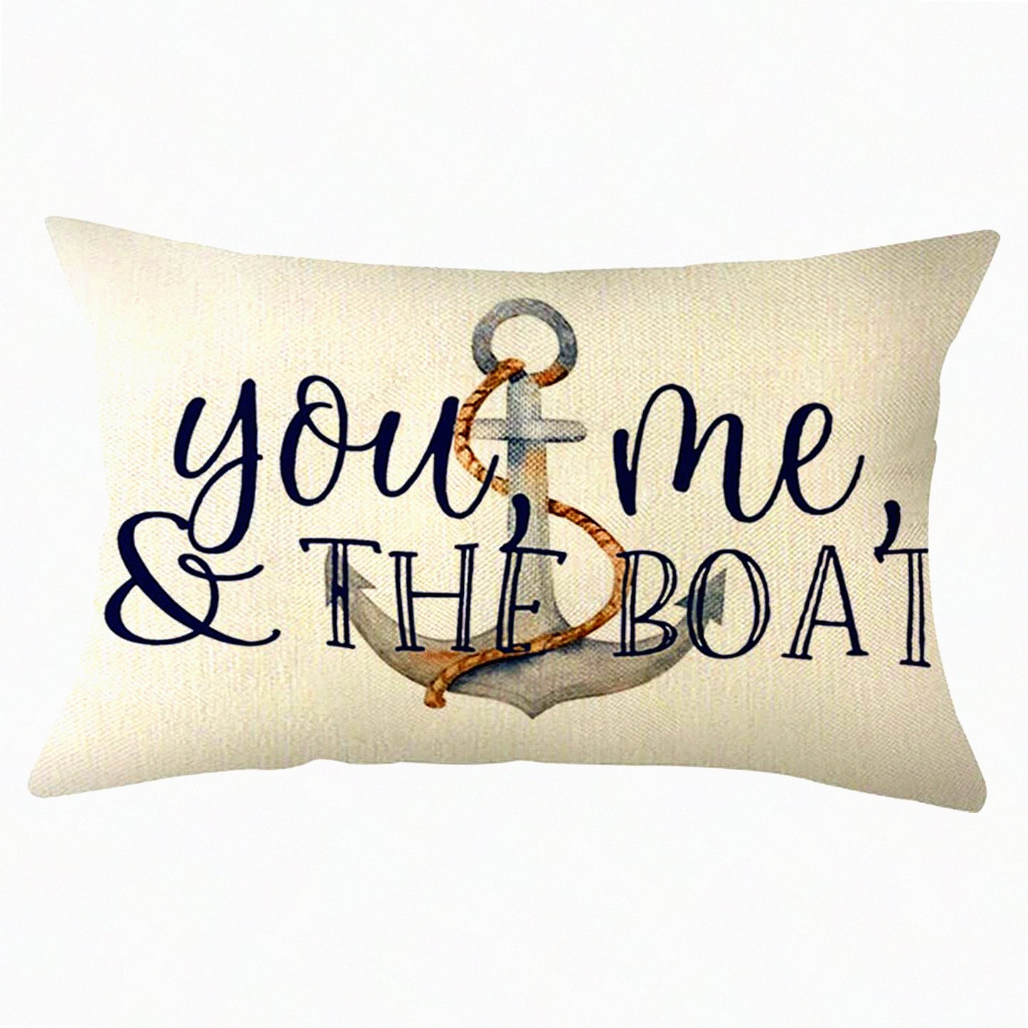 Beach Bliss Summer Pillow Covers - Coastal Decor Cushion Case for Sofa Couch - 12 x 20 Inch Tropical Throw Pillow Cover