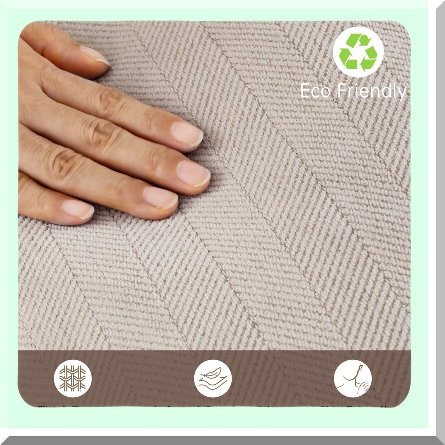 Chenille Elegance Beige Pillow Covers - Set of 2 18x18 Soft & Luxurious Decorative Throw Pillows for Couch, Bed, Home Decor - Elegant Design