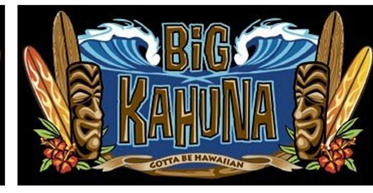 Hawaiian Beach Towel 60" x 30" Tiki Surfboard Design