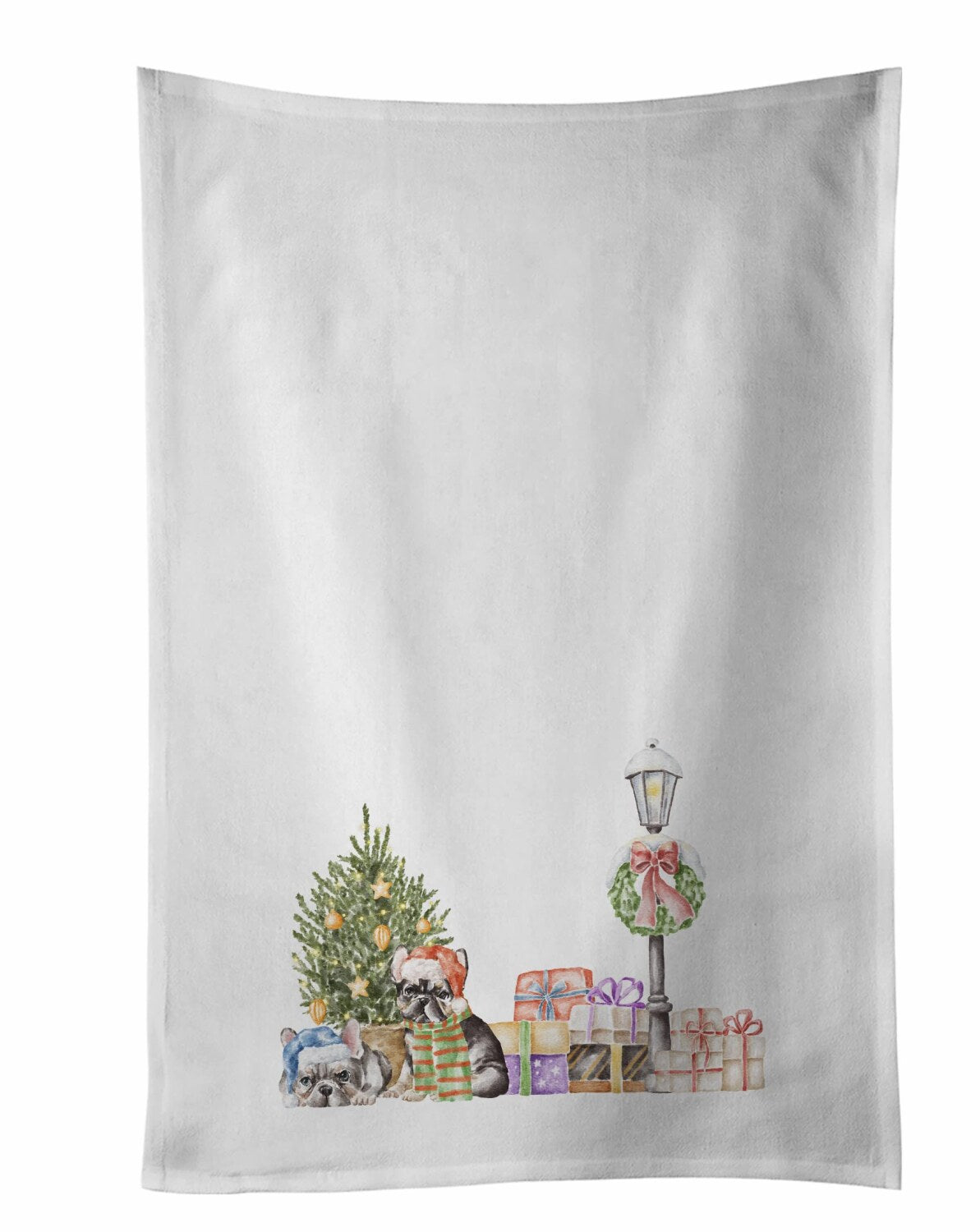 French Bulldog Brindle Duo Kitchen Towel Set of 2