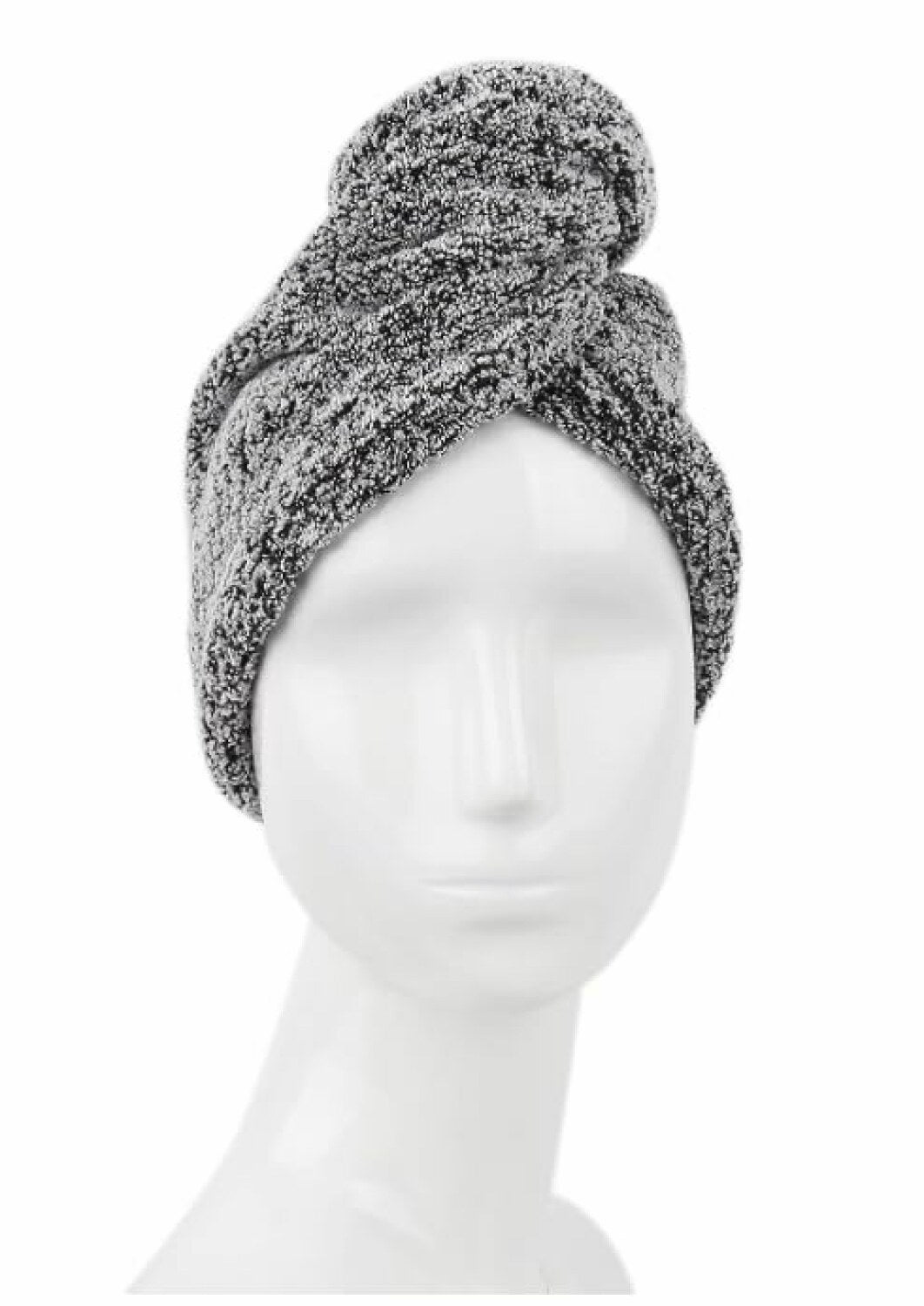 Quick Dry Microfiber Hair Towel Grey