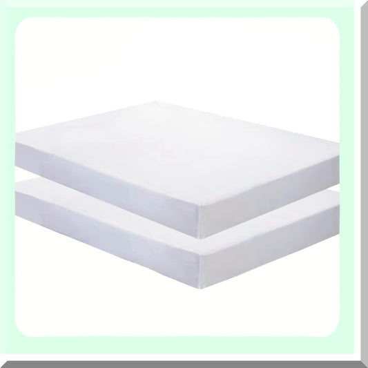 UltraSoft Full White Fitted Sheet Set - 2 Pack | Deep Pocket Microfiber Bed Sheets | Wrinkle & Fade Resistant | Full Size Bedding Set | Soft & Cozy Full Fitted Sheets Only