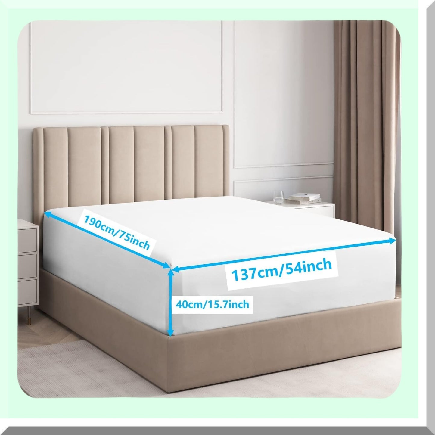 UltraSoft Full White Fitted Sheet Set - 2 Pack | Deep Pocket Microfiber Bed Sheets | Wrinkle & Fade Resistant | Full Size Bedding Set | Soft & Cozy Full Fitted Sheets Only