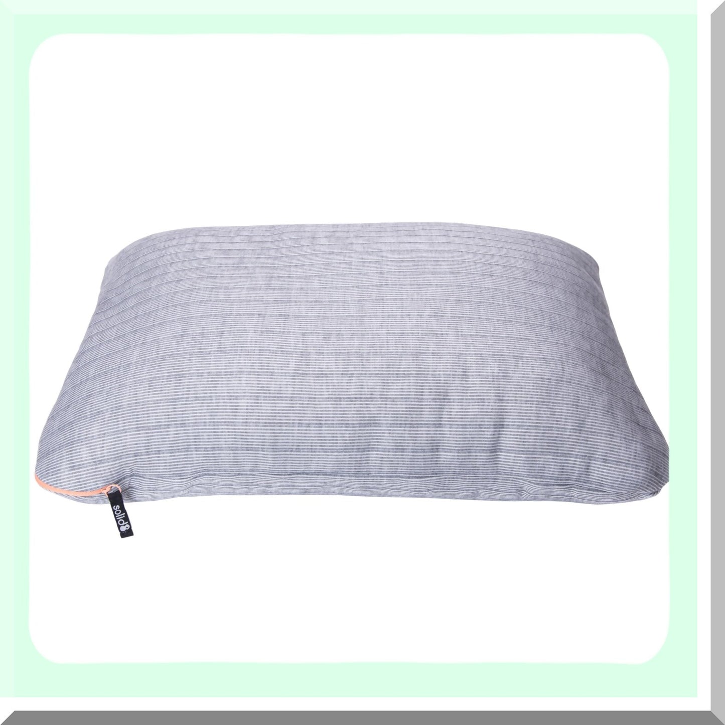 Arctic Chill Soft Touch Cooling Pillow - Grey - Standard/Queen Size - Down Alternative - Breathable Fabric - Hypoallergenic - Soft Density