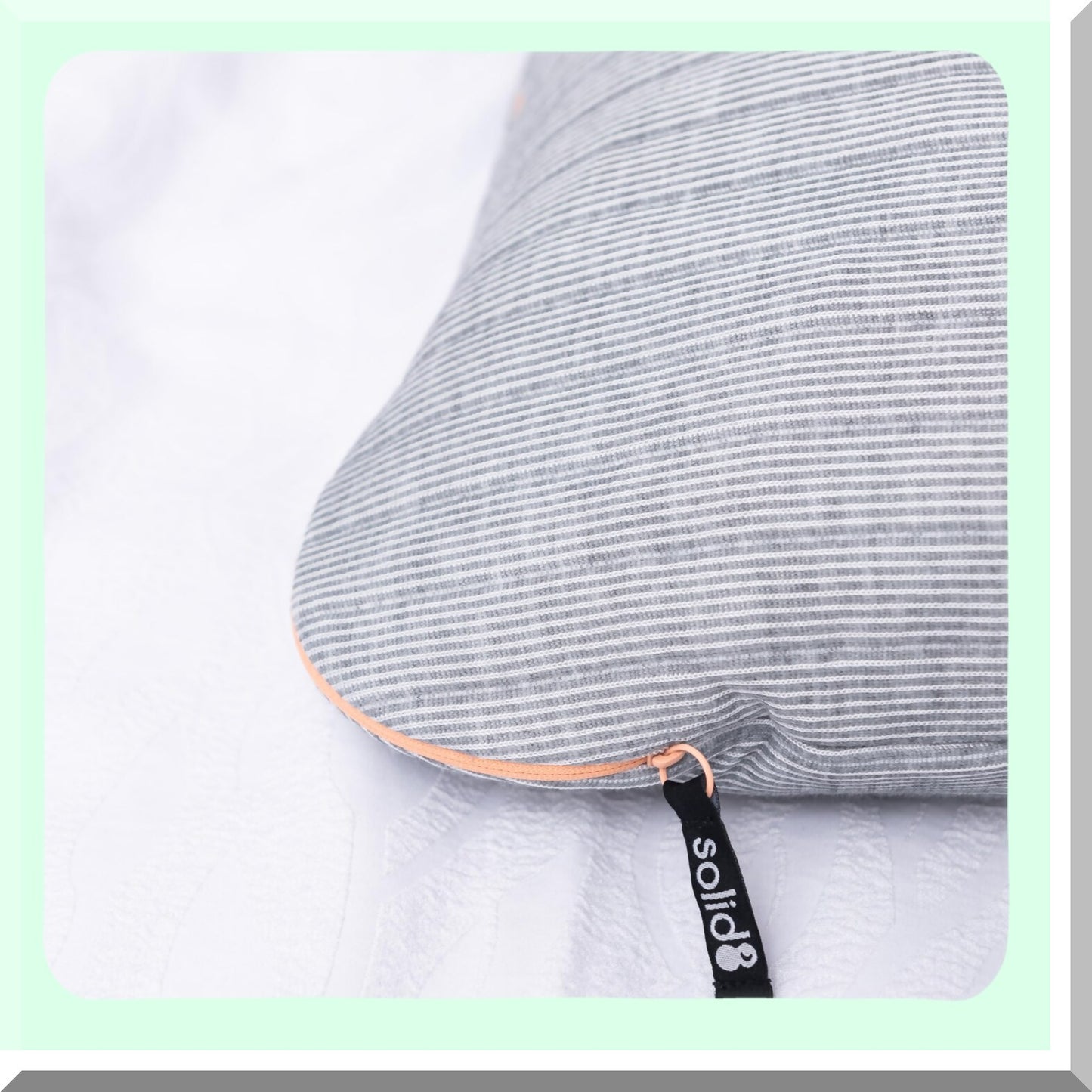 Arctic Chill Soft Touch Cooling Pillow - Grey - Standard/Queen Size - Down Alternative - Breathable Fabric - Hypoallergenic - Soft Density