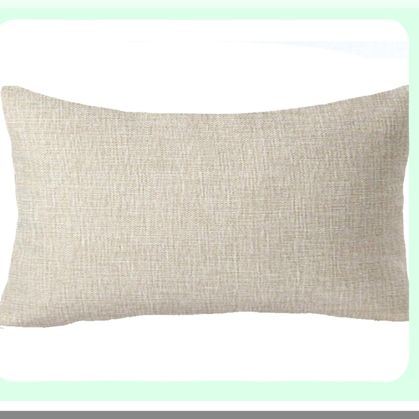 Peaceful Dwelling Blessing Pillow Cover - Psalm 4:8 Decorative Cushion Case - Cotton Linen Lumbar 12x20 inches - Sleep in Safety Gift