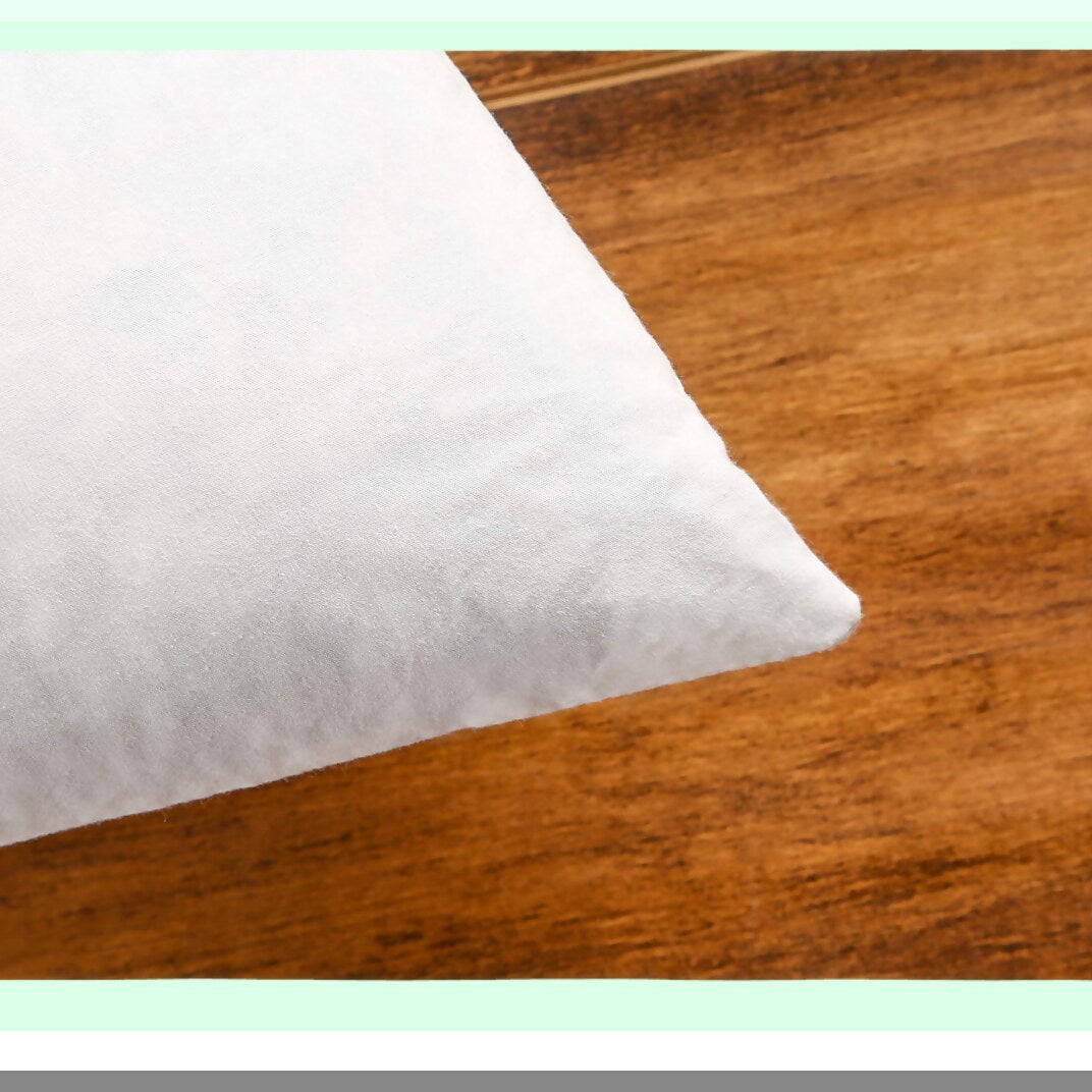 Luxury Plush Down Pillow Inserts - Set of 2 | High Fill Weight, 250 TC Cotton Cover | Premium Goose Feathers, Square Shape | White Color