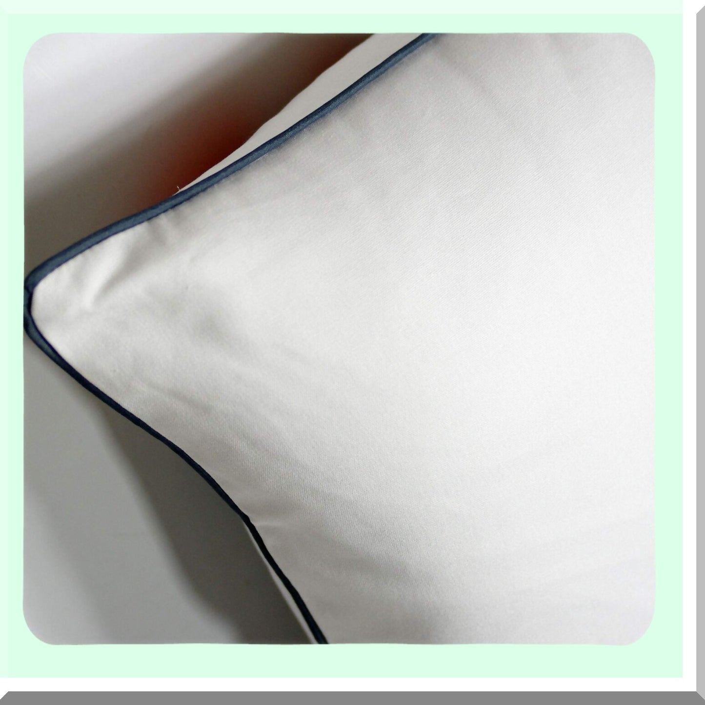 Beach Bliss Embroidered Pillow Cover - Coastal Decor Square 18" Canvas Throw Pillow with "Life is Better at The Beach" Pattern - Cover Only