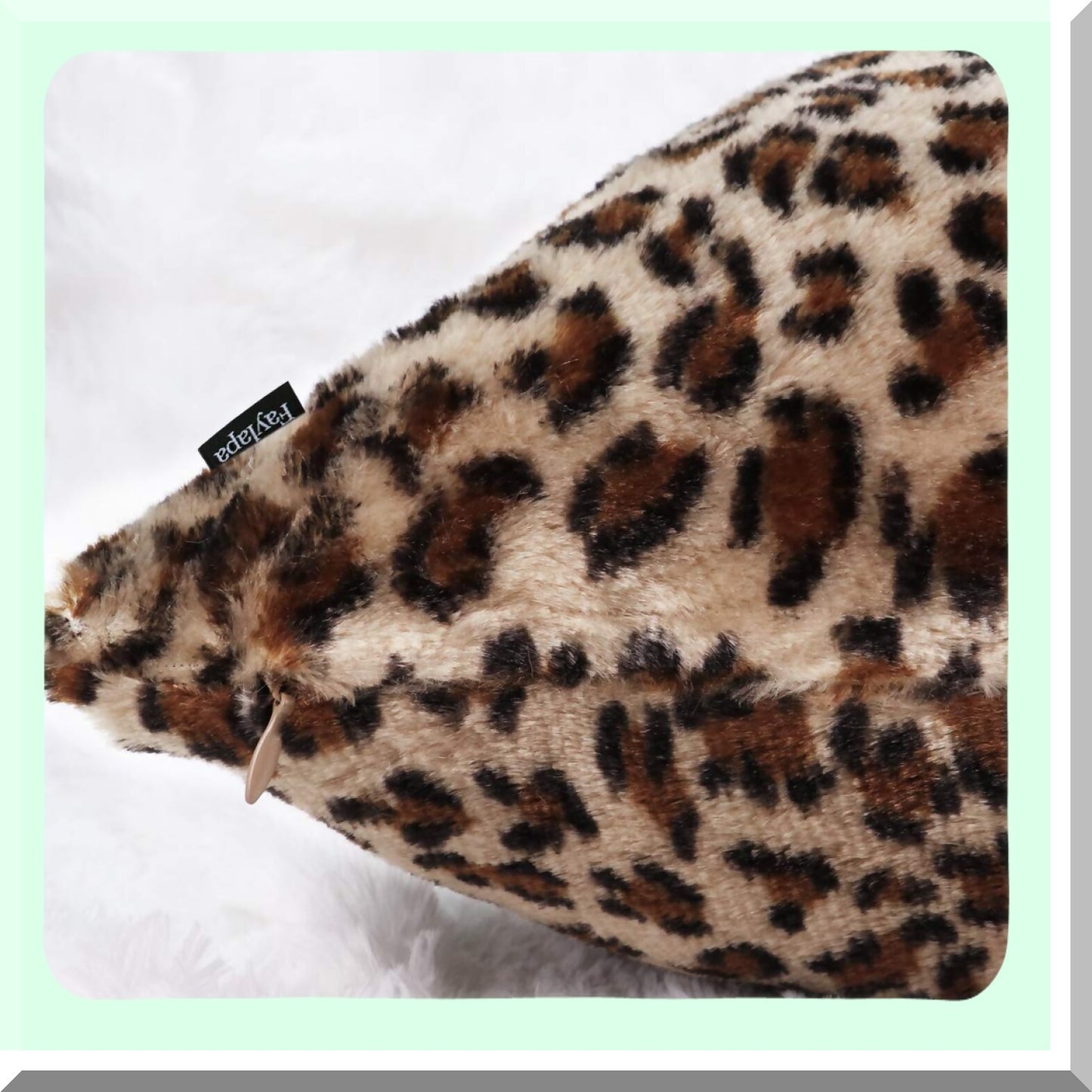 Leopard Print Plush Pillowcase Set - Animal Theme Decorative Cushion Covers (4 Pack) - Soft Throw Pillow Covers for Home Decor - 18x18 Inches