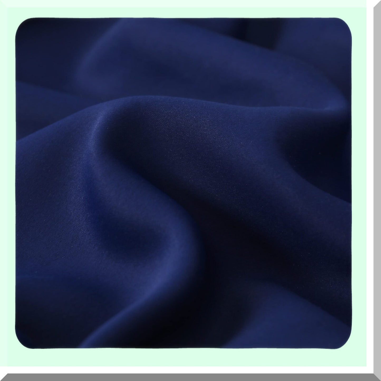 Luxury Soft Navy Blue Throw Pillow Covers - Set of 2 | Hidden Zipper Euro Sham Cushion Cases for Couch, Bed, Chair | Rectangle Cushion Cover for Living Room and Bedroom - 12X20 Inches