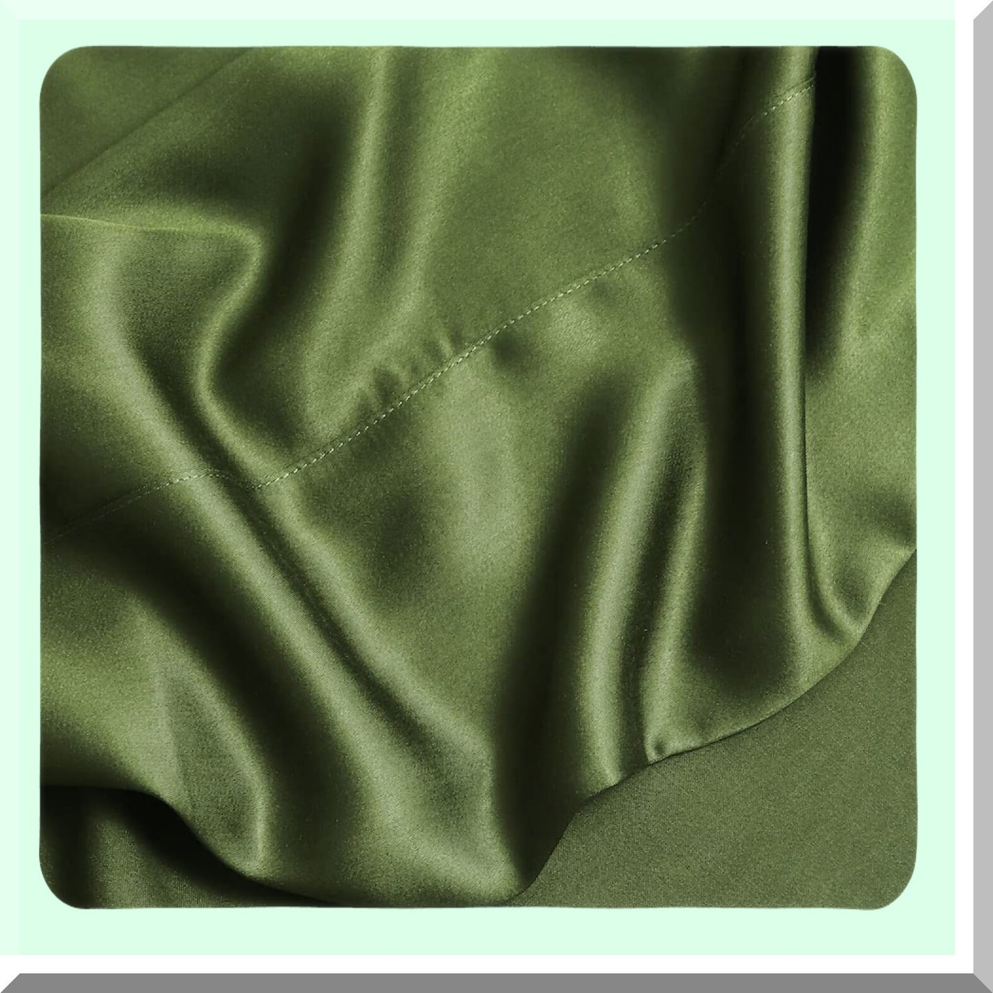 CoolBamboo Silky Soft Sheet Set - Buttery Smooth & Breathable for Hot Sleepers - Oeko-TEX Certified - High GSM - Forest Full/Queen Top Sheet