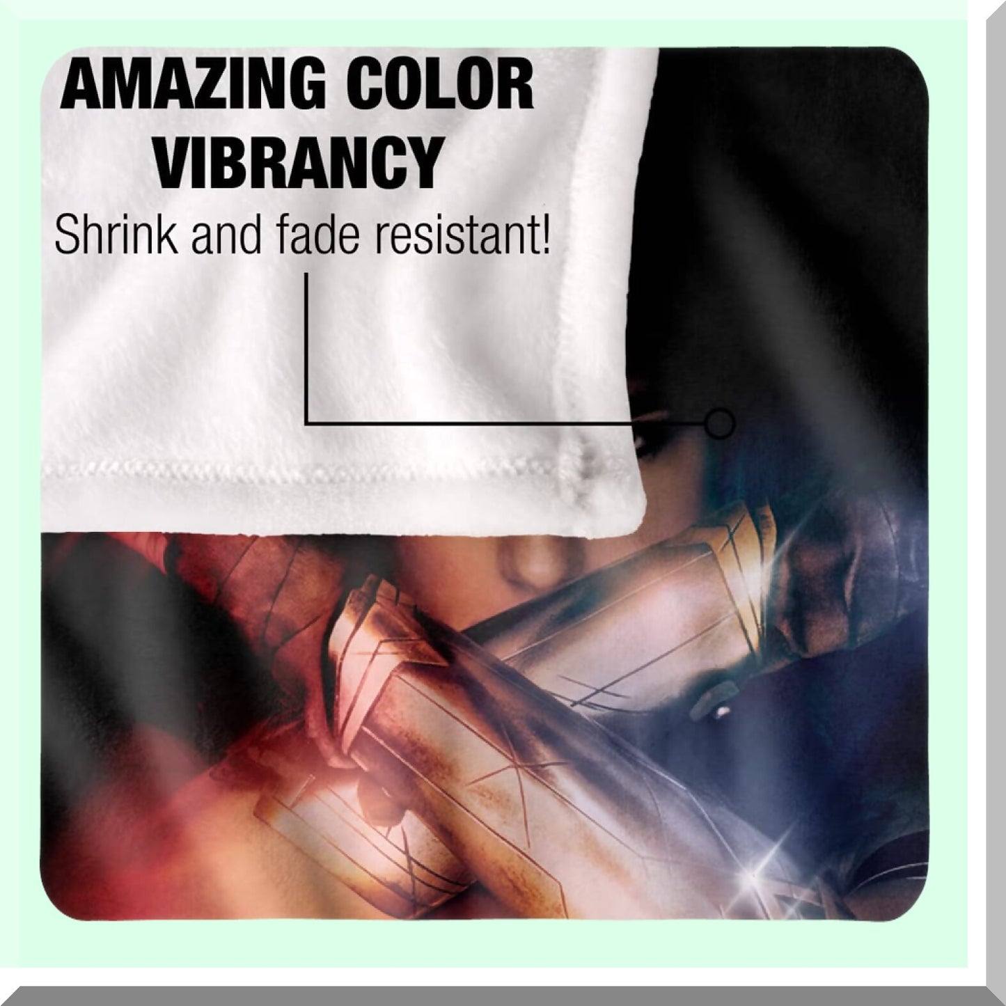 Wonder Woman Silky Soft Throw Blanket - 50x60 Inches of Super Soft Comfort