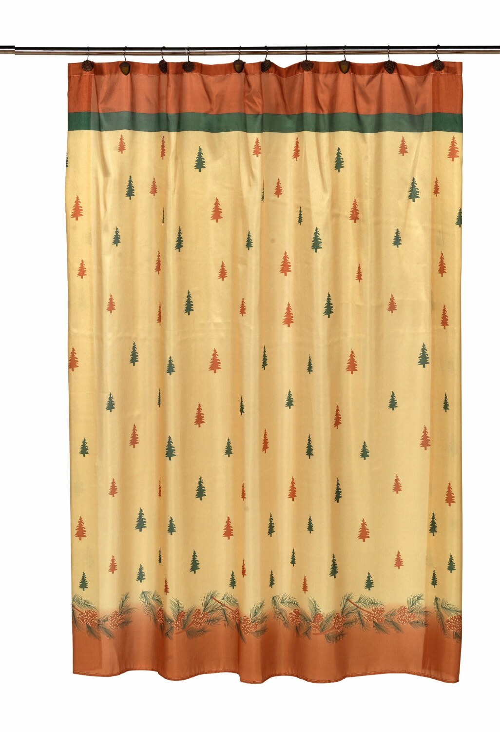 Winters Break Fabric Shower Curtain 70x72