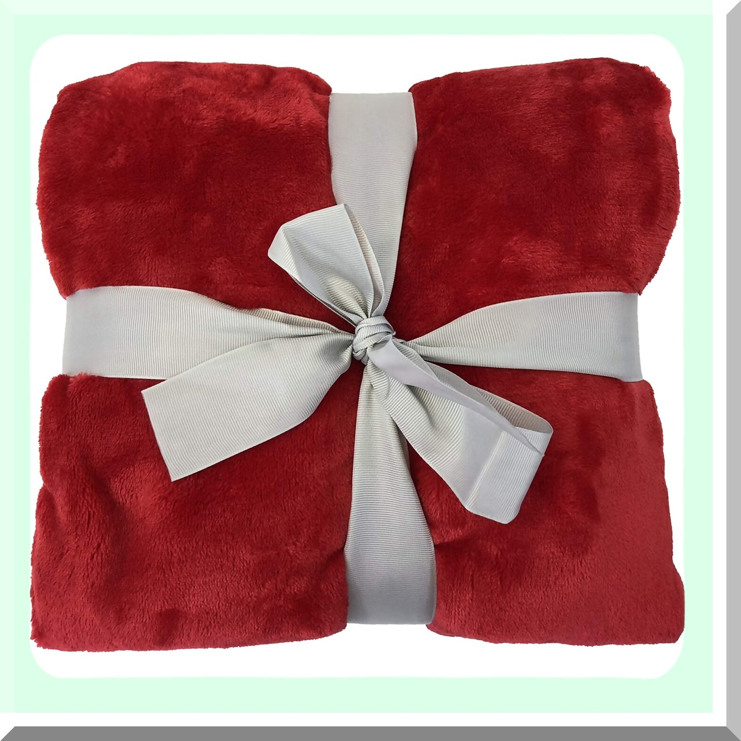 UltraSoft CozyFlannel Lightweight Throw Blanket - Red 60x90