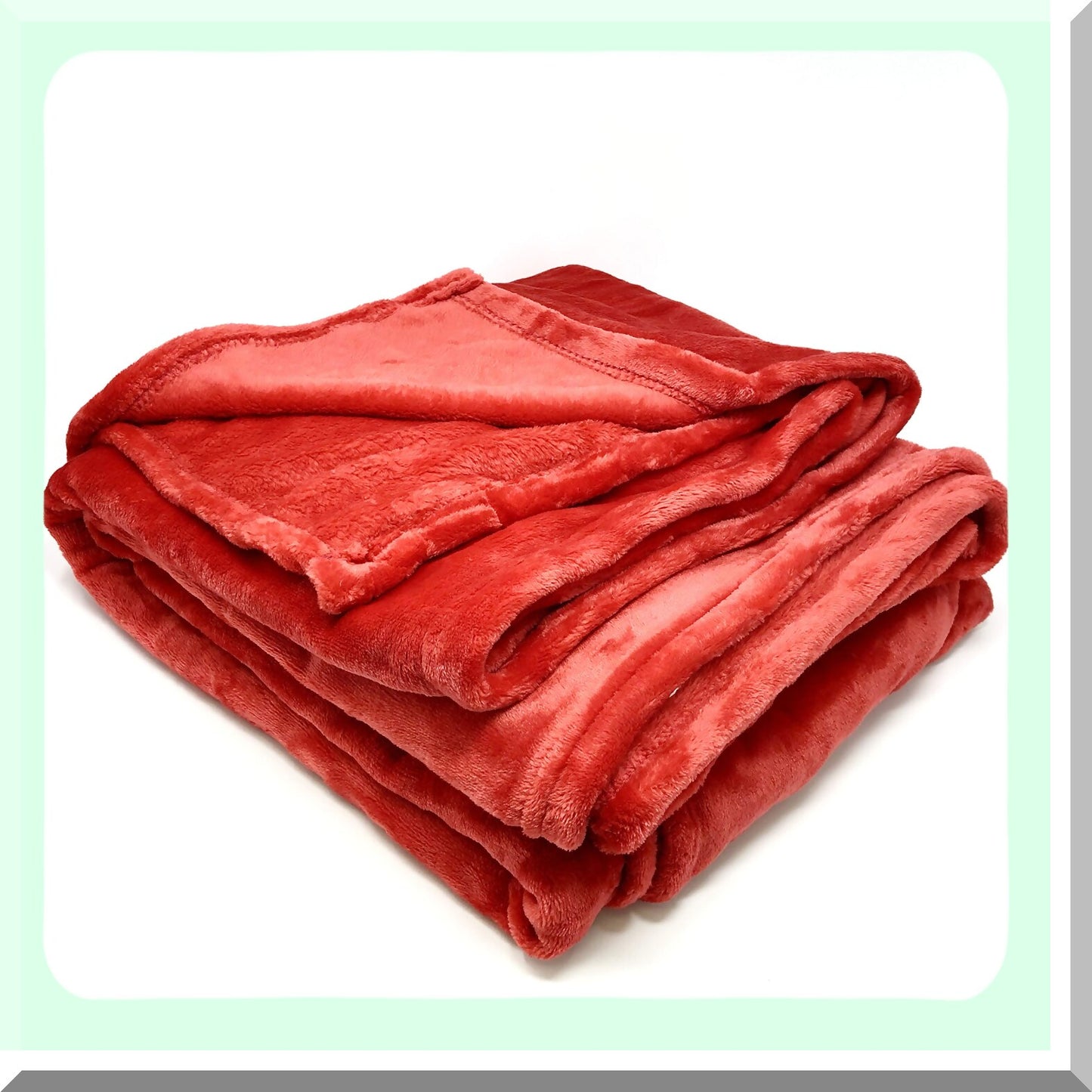UltraSoft CozyFlannel Lightweight Throw Blanket - Red 60x90
