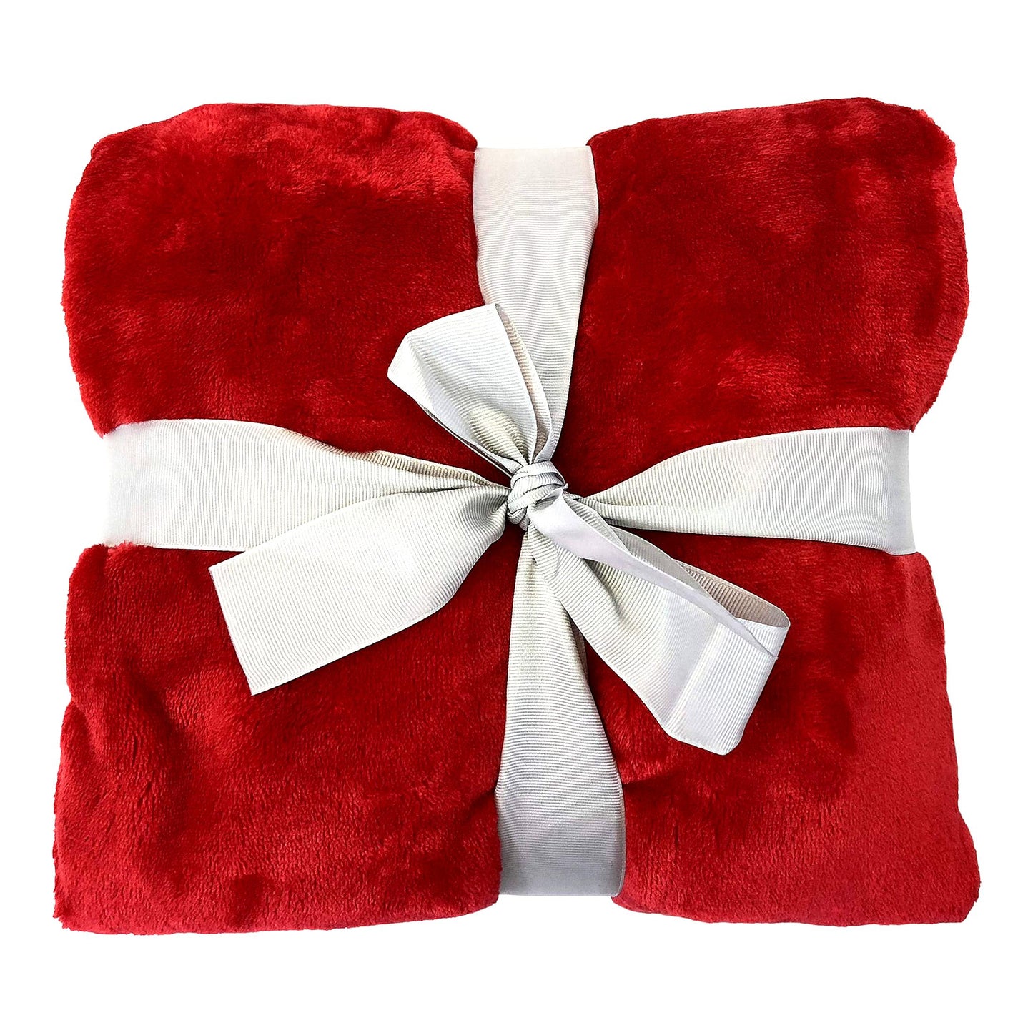 UltraSoft CozyFlannel Lightweight Throw Blanket - Red 60x90