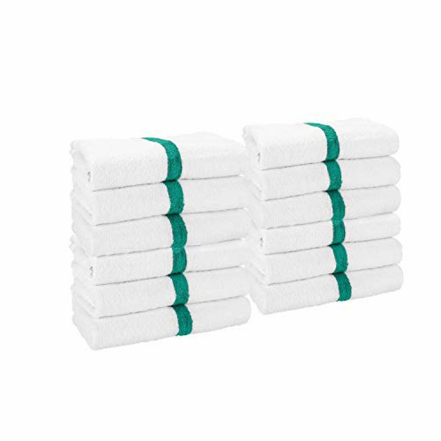 White Cotton Bath Towels Pack of 6, 22 x 44 in