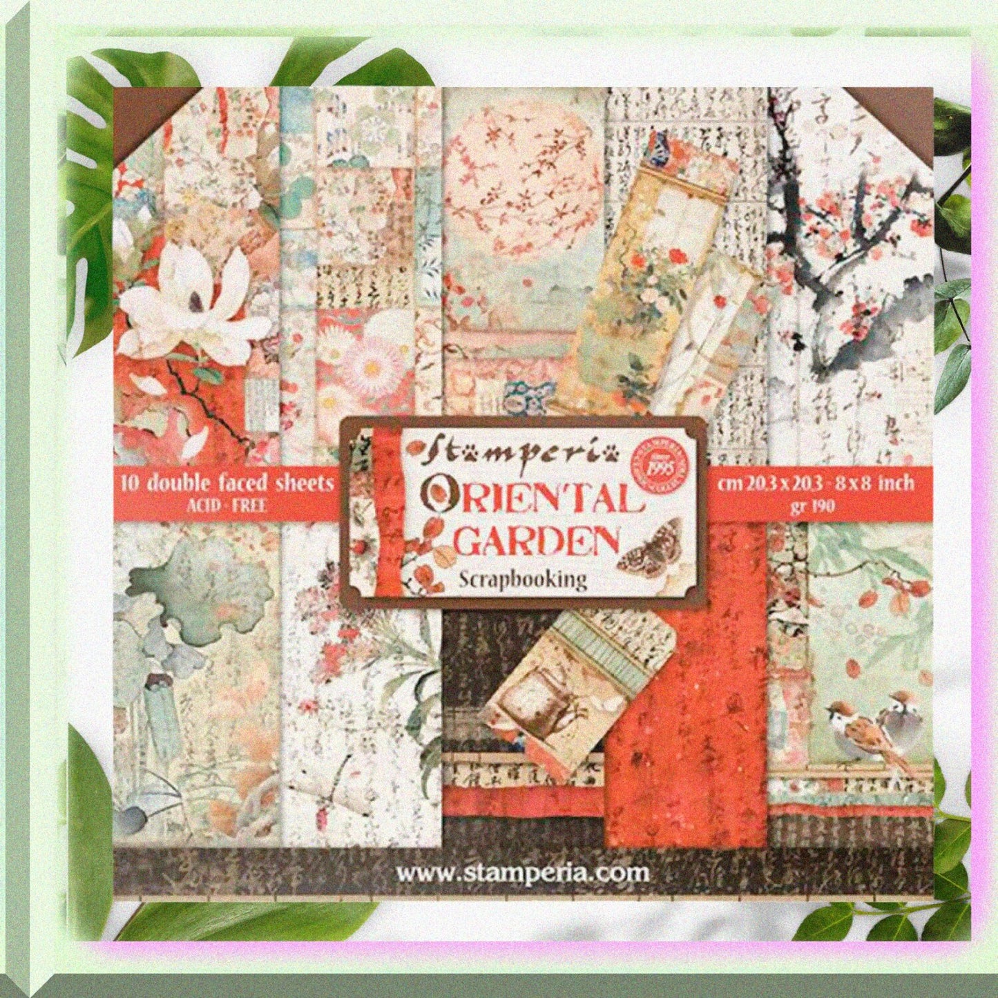 Paper Pad 8x8 Inch 10 Sheets Multicoloured