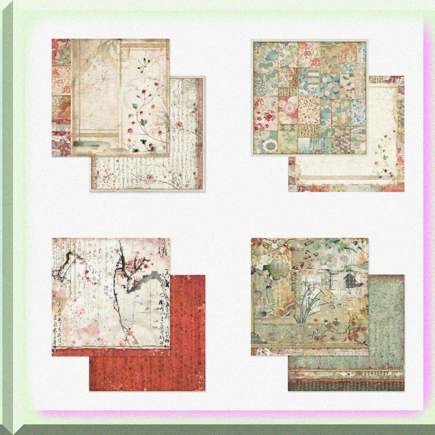 Paper Pad 8x8 Inch 10 Sheets Multicoloured