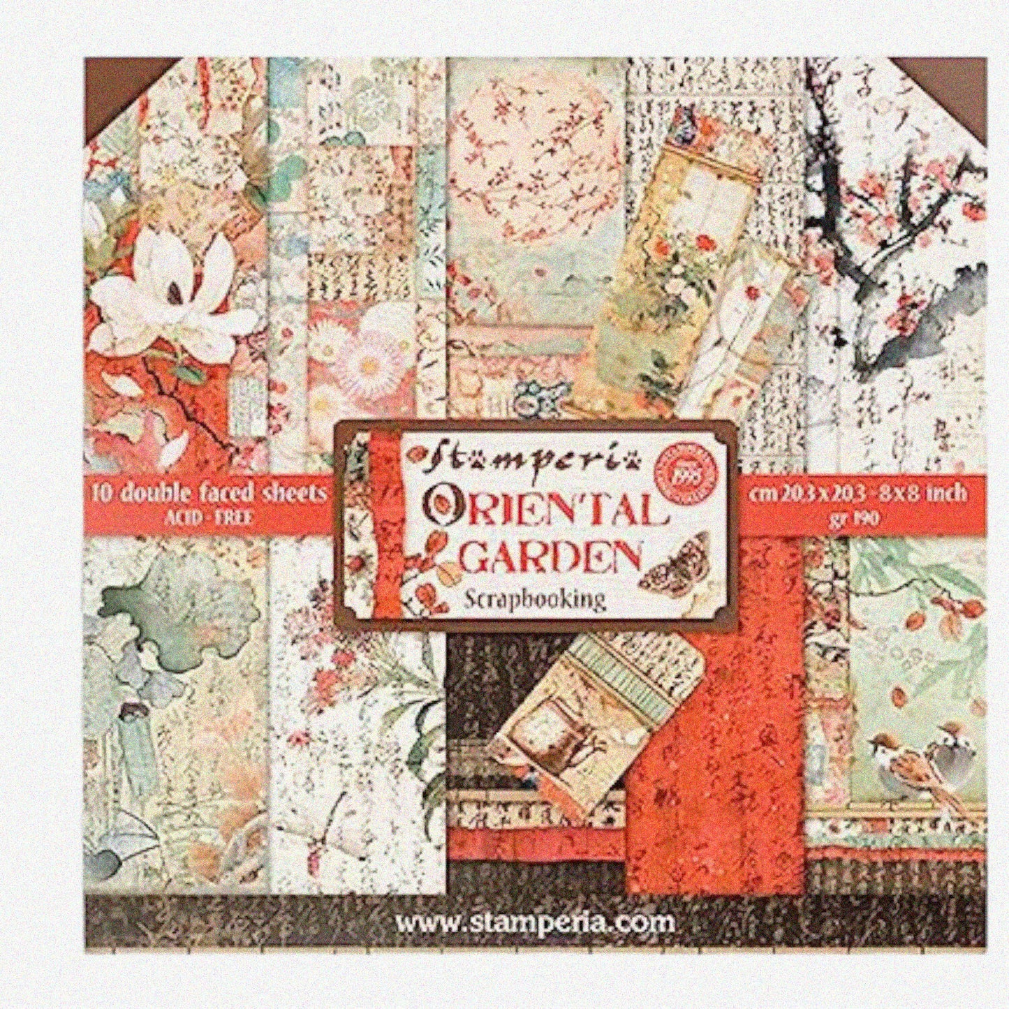 Paper Pad 8x8 Inch 10 Sheets Multicoloured