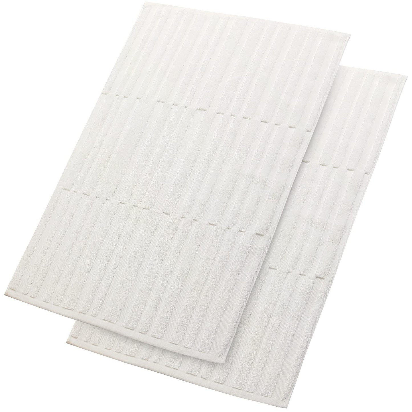 White Cotton Bath Mat Set 2 Pack