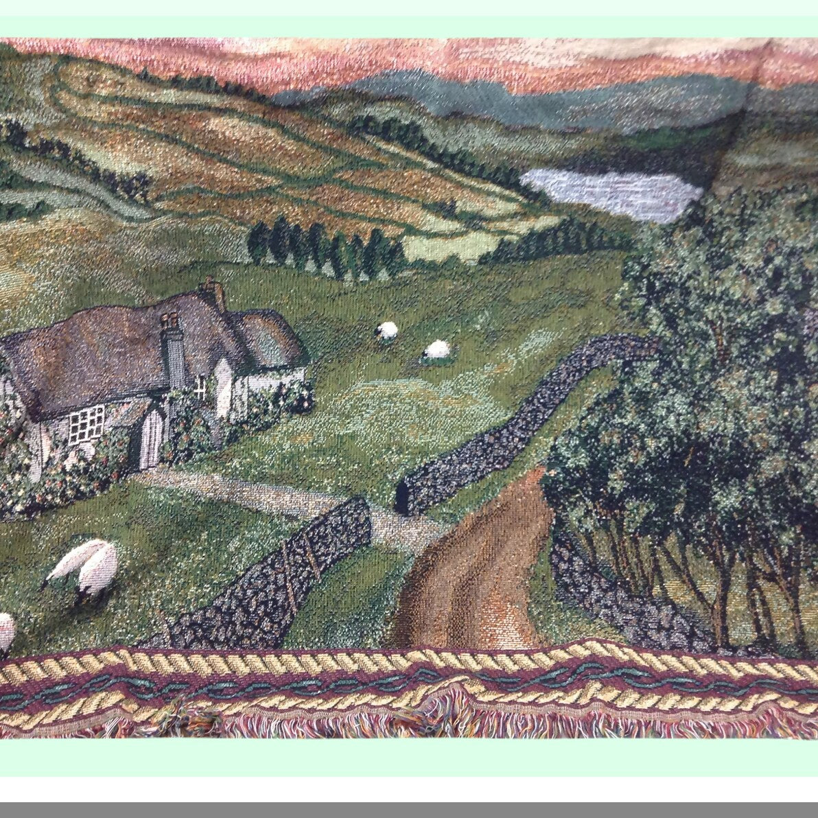 Emerald Heritage 50x60 Tapestry Throw - Irish Blessings Collection