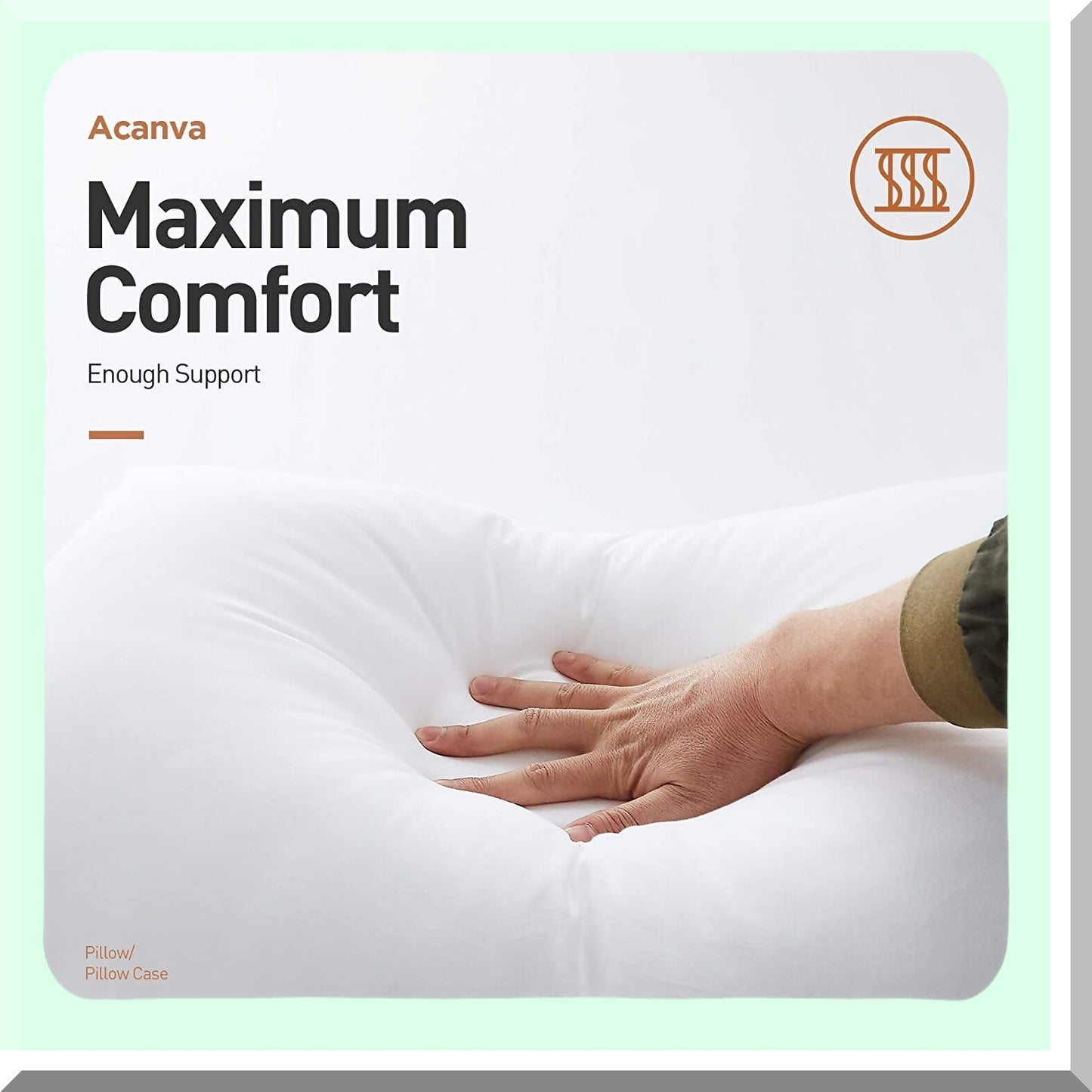 CoolDream Cooling Pillows - Soft Supportive Microfiber Filling for Side, Back, and Stomach Sleepers. Removable Cover, Standard Size, White (2 Pack)