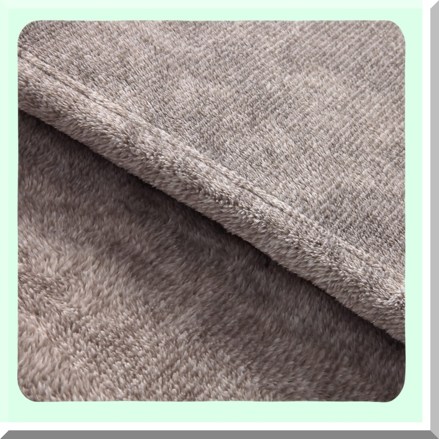 Ultimate Comfort Grey 60x70 Polyester Knit Family Throw Blanket