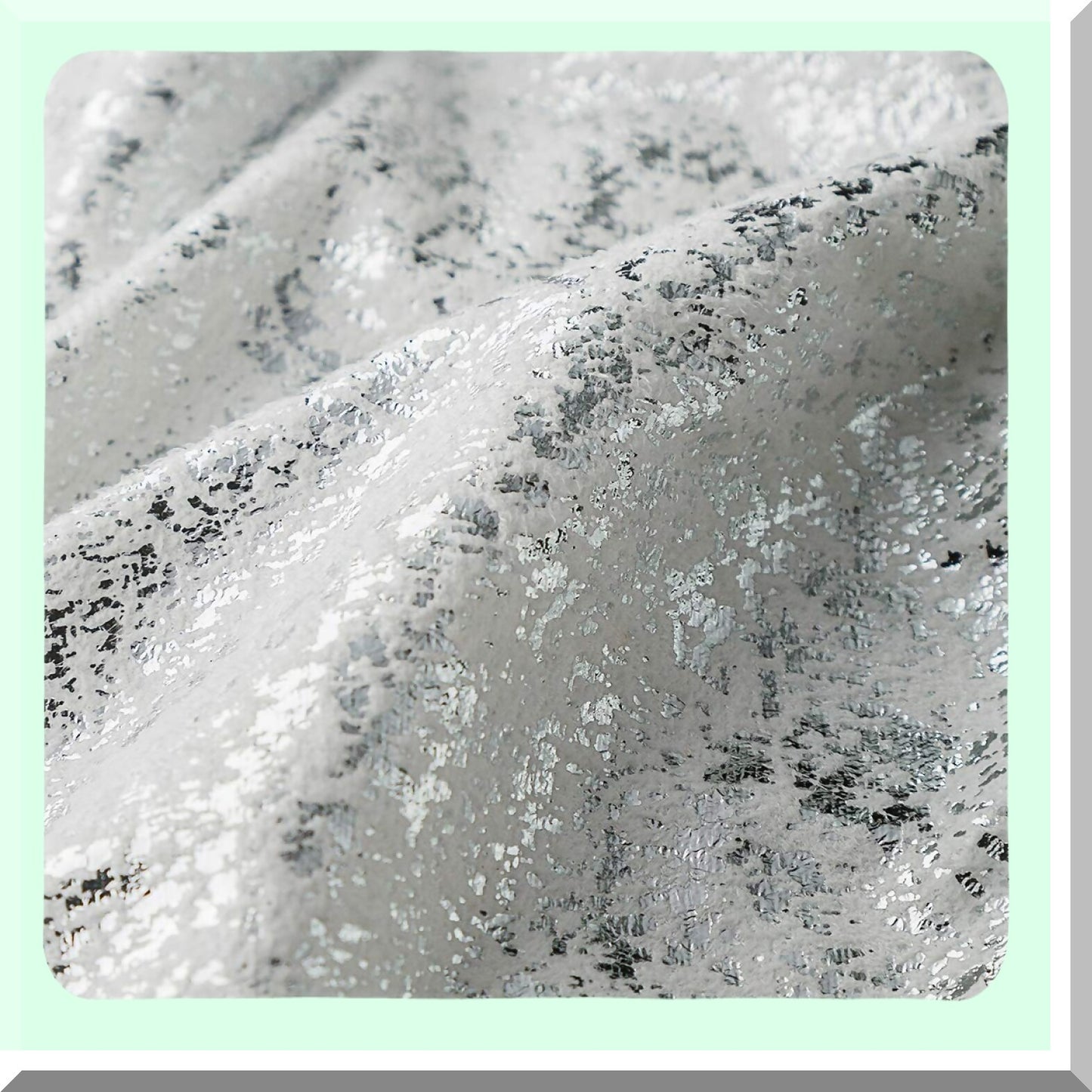 Sparkling Suede Pillow Covers - Set of 2 Soft Square Throw Cushion Cases for Sofa Bedroom Car - Solid Color Decorative 18x18 Inch Silver White