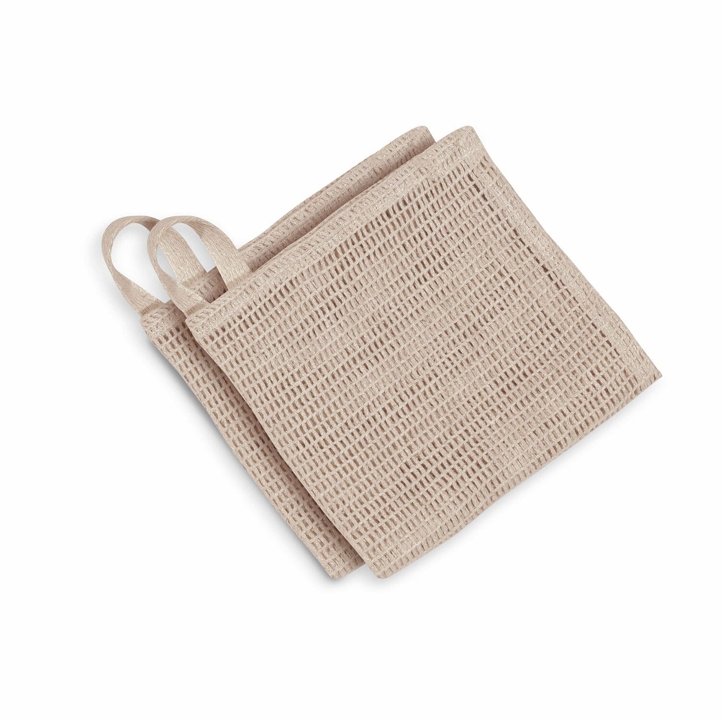Cotton Washcloth 10x12 Open Knit 2 Pack