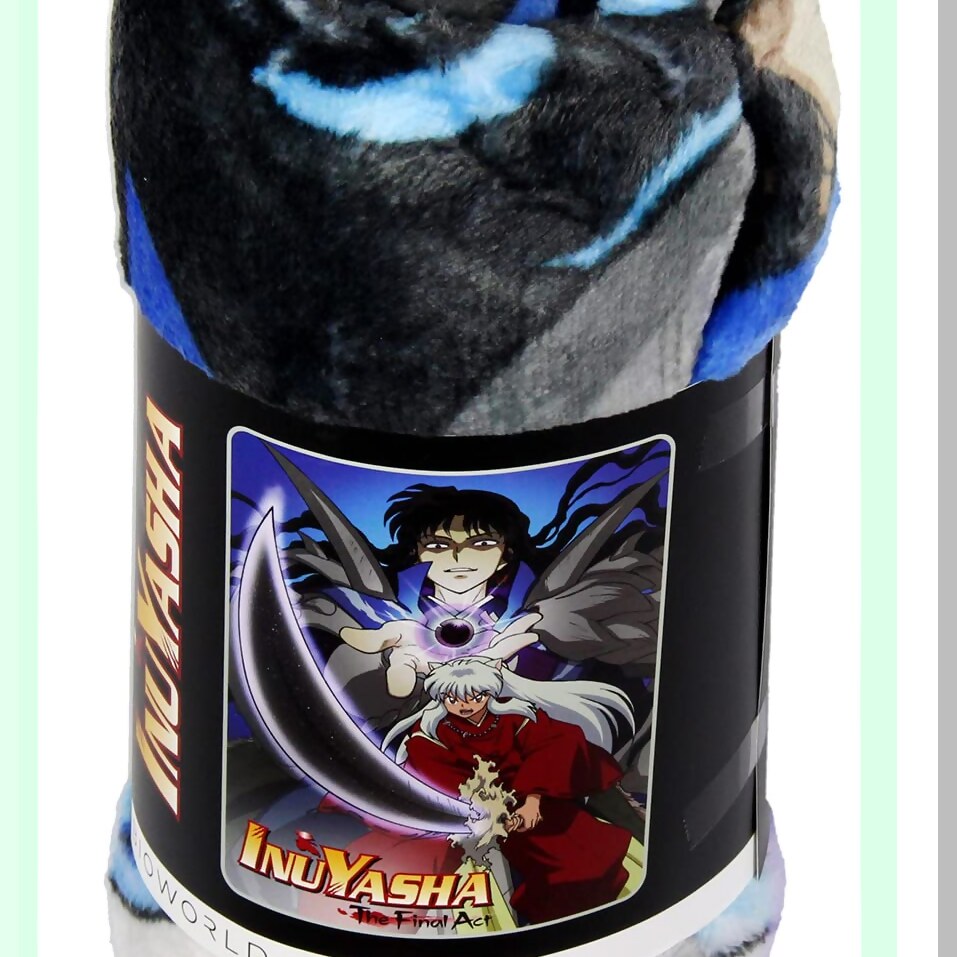 Inuyasha Final Act Plush Fleece Throw Blanket - Cozy 45" x 60" Anime Naraku Design