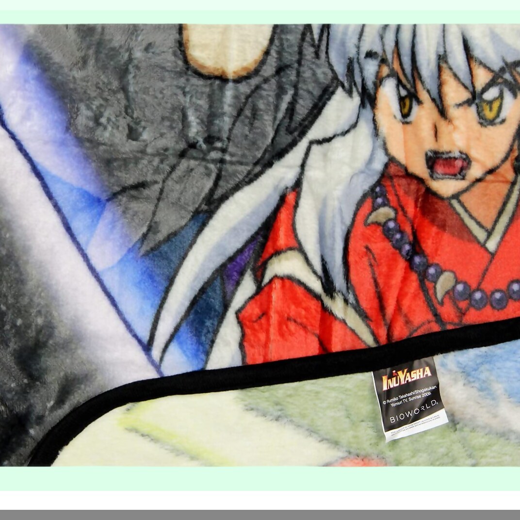 Inuyasha Final Act Plush Fleece Throw Blanket - Cozy 45" x 60" Anime Naraku Design