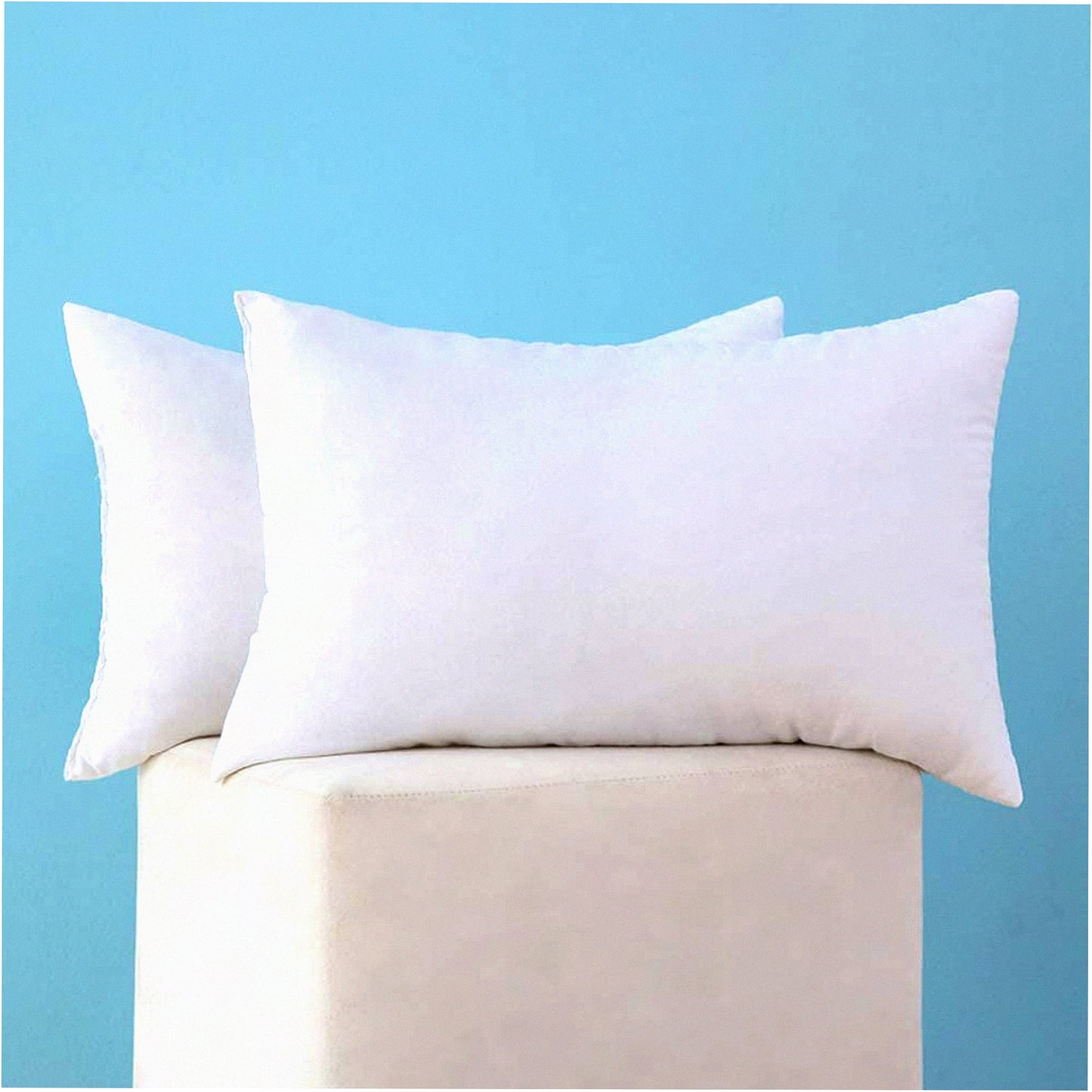 Premium Square Pillow Inserts - Set of 2 | Decorative Cushion Stuffer for Bed, Couch, Sofa | 14x22 Inch Throw Pillow Form