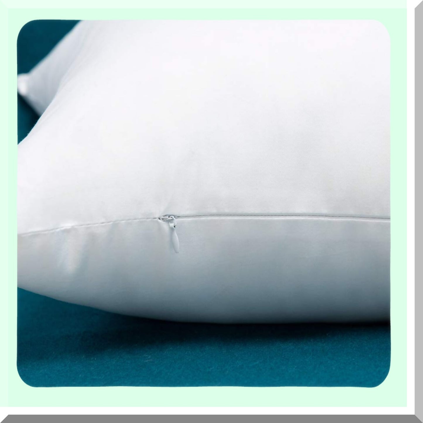 Plush Comfort Cotton Throw Pillow Inserts - Set of 2 Down Alternative Decorative Pillows - 20x20 Inch Square Inserts - Fluffy Cushion Inserts