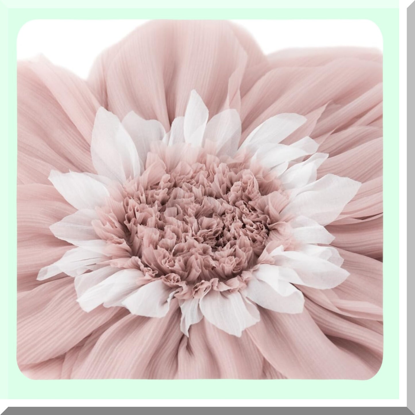 Rosegold 3D Floral Accent Pillow - Aesthetic Decor Cushion for Bed, Couch, Sofa, Chair - Round Decorative Throw Pillow Cover - 12 Inches - Bedroom Décor