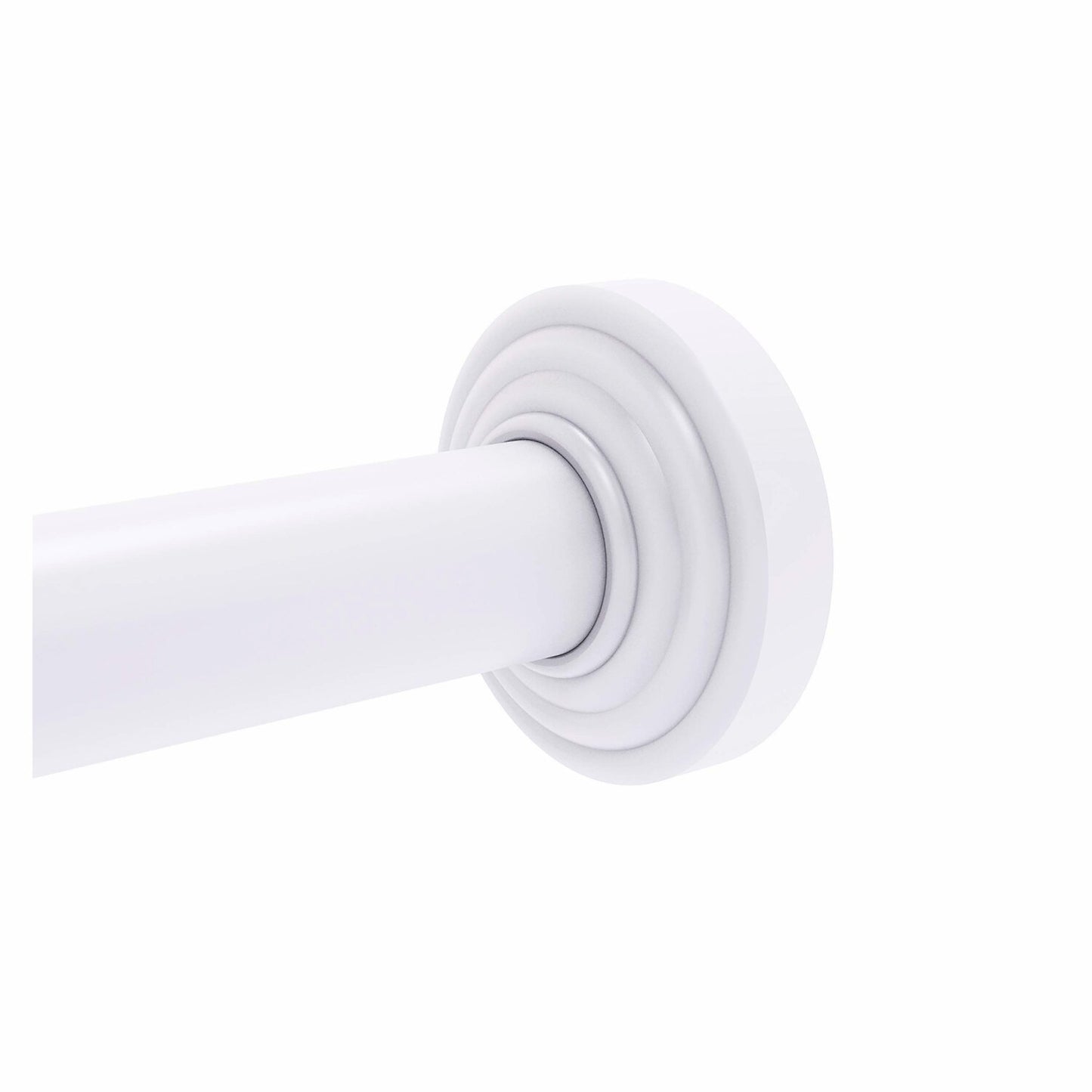 WP-98 Waverly Place Curtain Shower Rod Bracket Matte White