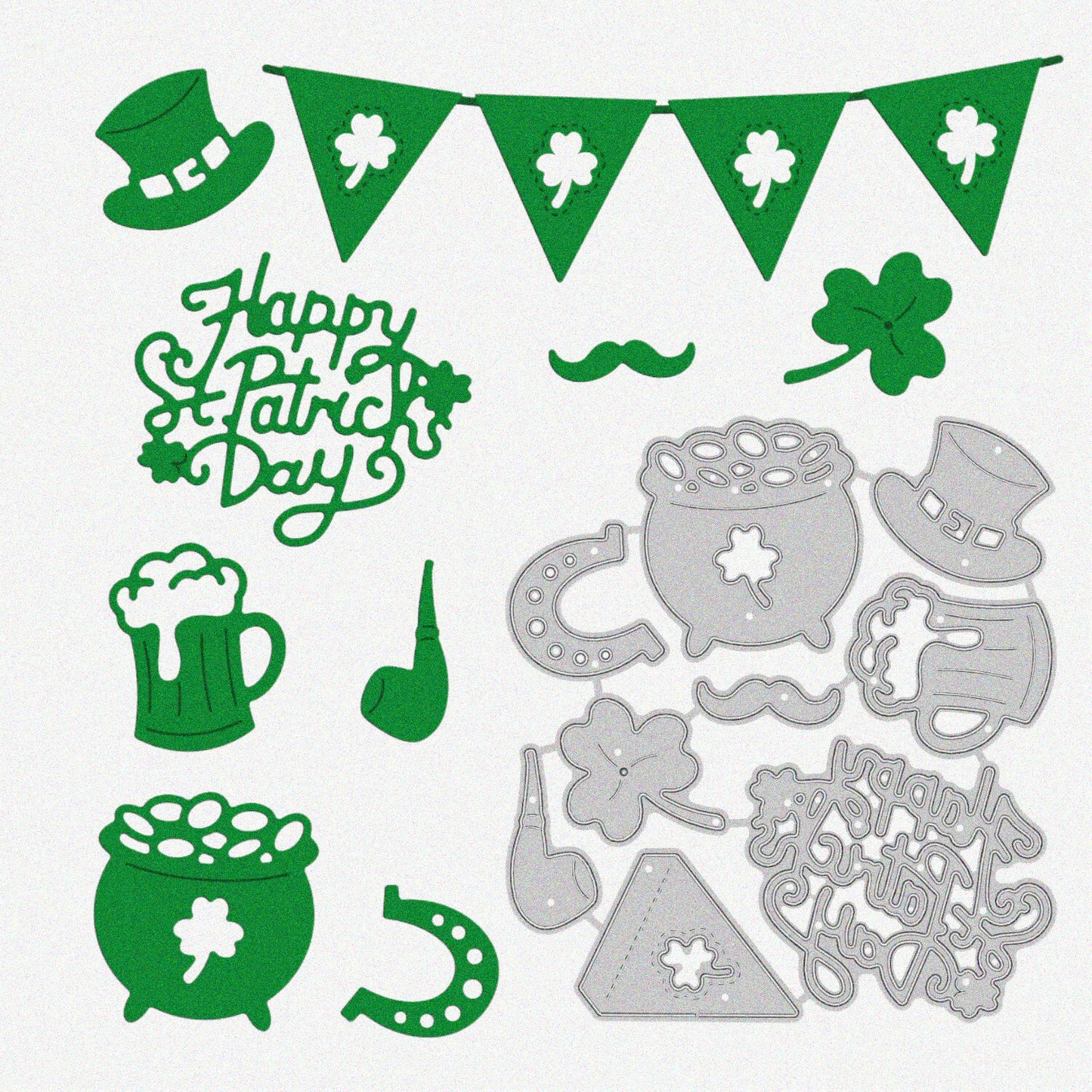 9Pcs Metal Cutting Dies Set for Scrapbooking and Card Making